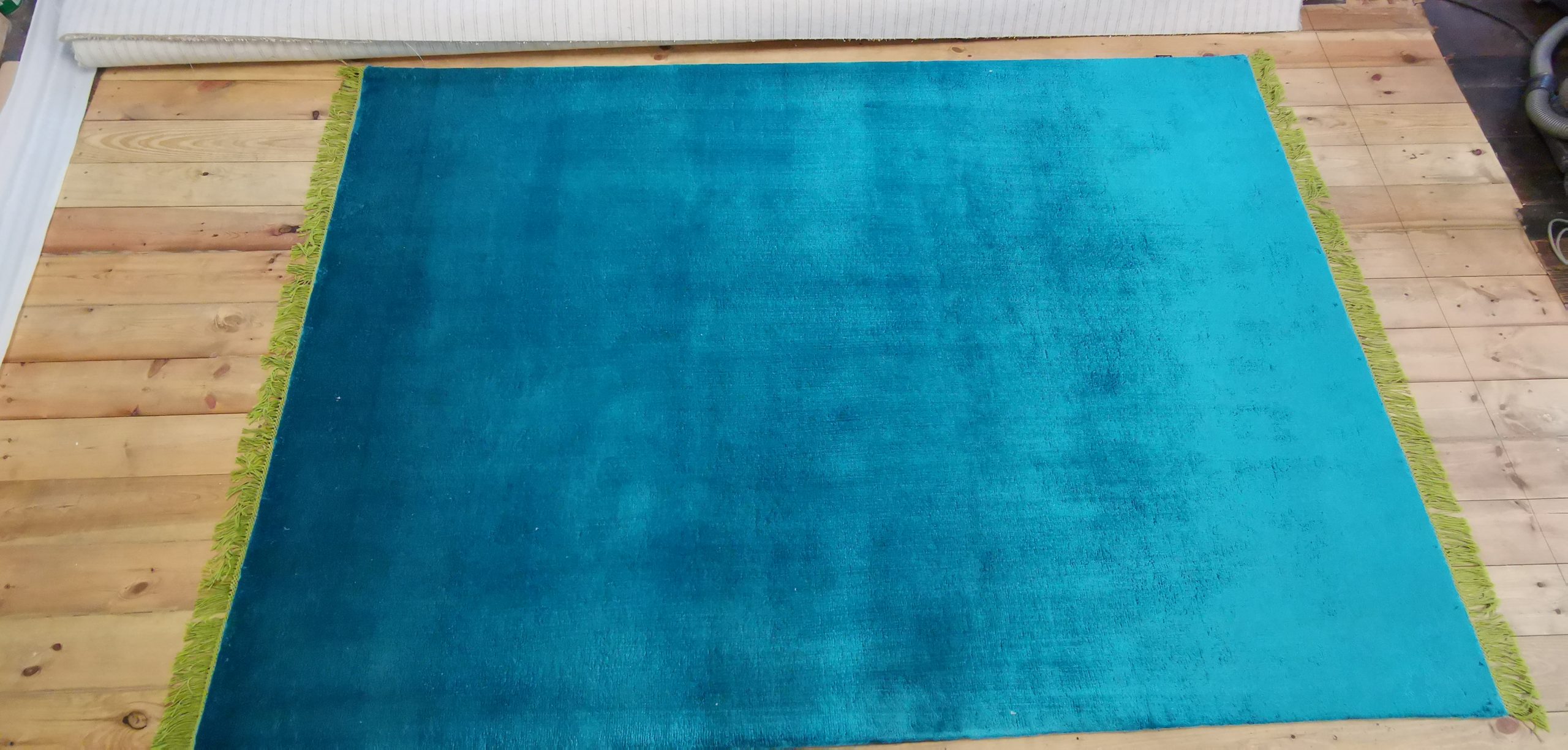 Tencel Teppich nach der Behandlung